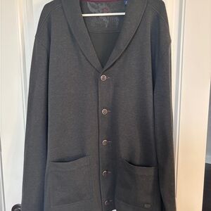 Tommy Bahama Charcoal Gray Cardigan